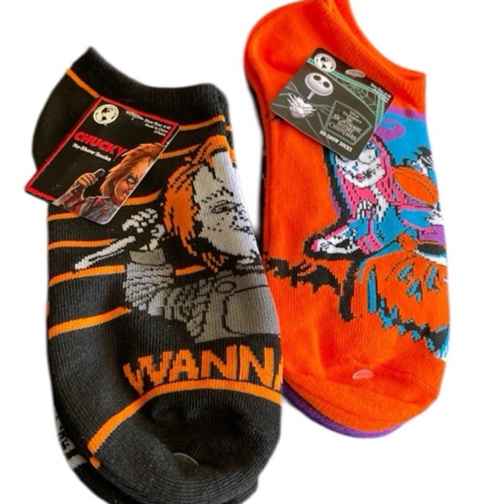 Girls/Women Halloween No Show Socks